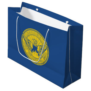 Drapeau d'Atlanta, Géorgie Grand sac cadeau