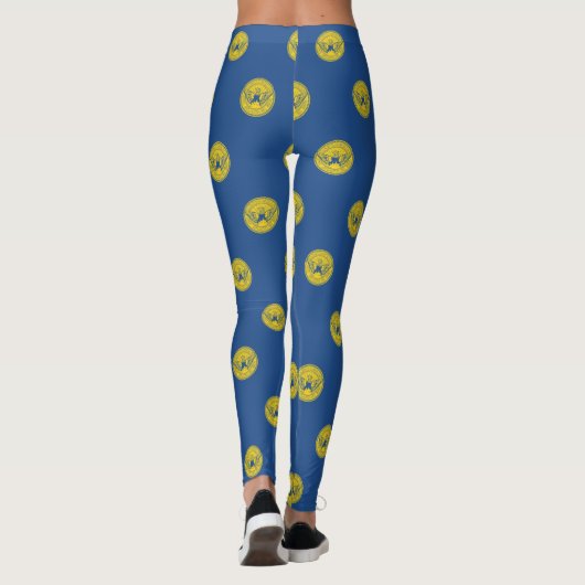 Drapeau d'Atlanta, Géorgie Leggings (Dos)
