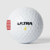 Drapeau de balle de golf (Logo)