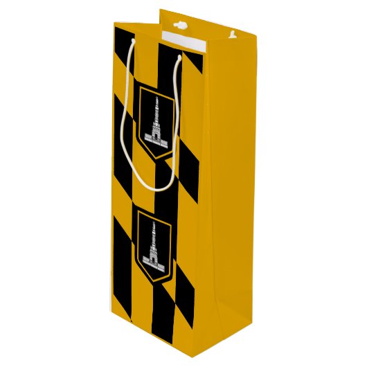 Drapeau de Baltimore, Sac cadeau de vin du Marylan (Devant Angle)