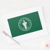 Drapeau de Bangkok, Thaïlande Sticker rectangulair (Enveloppe)