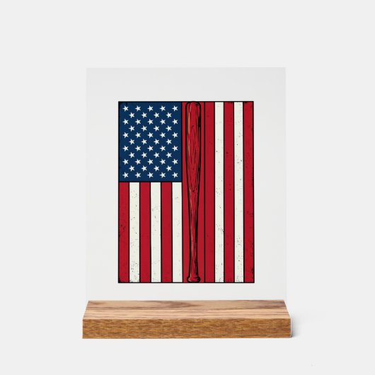 Drapeau de baseball en détresse design vectoriel v (Recto)