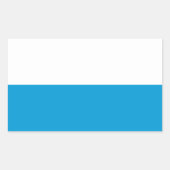 Drapeau de Bavière Sticker rectangulaire (Devant)