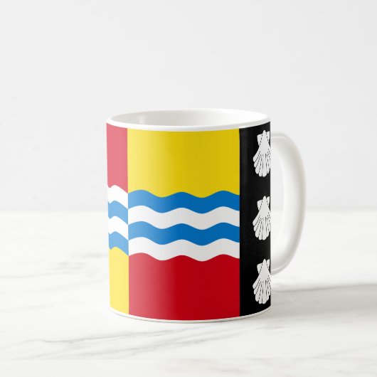 Drapeau de Bedfordshire Café Mug (Devant droit)