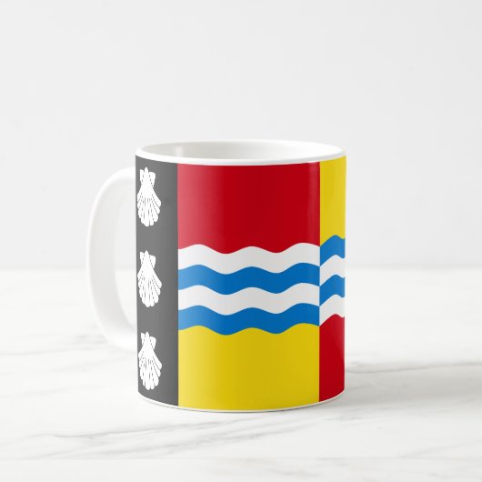 Drapeau de Bedfordshire Café Mug (Devant gauche)