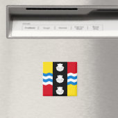 Drapeau de Bedfordshire Magnet (In Situ (Lave-vaisselle))