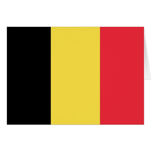 Drapeau de Belgique (Devant horizontal)