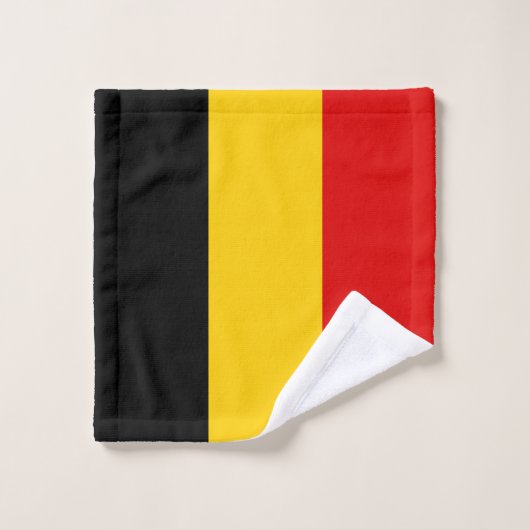 Drapeau de Belgique (Gant de toilette)