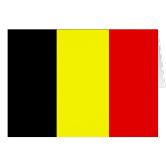 Drapeau de Belgique (Devant horizontal)