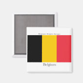 Drapeau de Belgique Magnet (Recto/Verso)