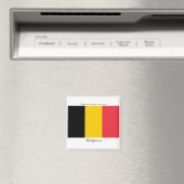 Drapeau de Belgique Magnet (In Situ (Lave-vaisselle))