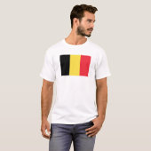 Drapeau de Belgique T-shirt (Devant entier)