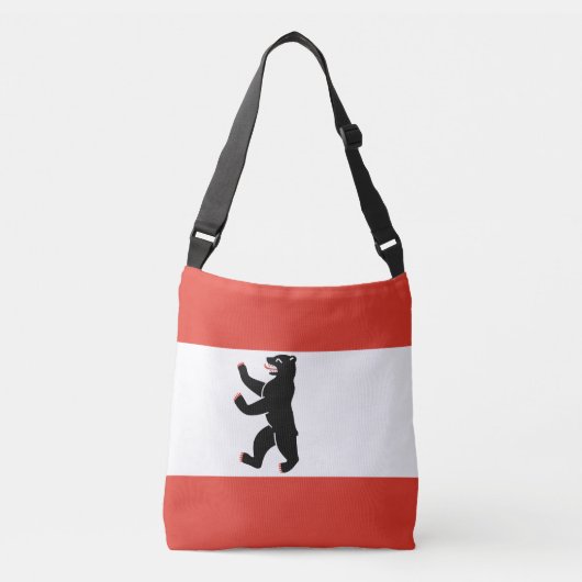 Drapeau de Berlin Crossbody sac (Devant)