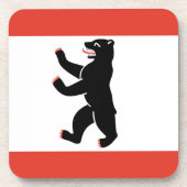 Drapeau de Berlin Dessous de verre de boisson (Devant)