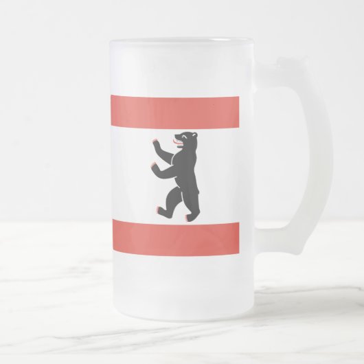 Drapeau de Berlin Gelé Beer Mug (Droit)
