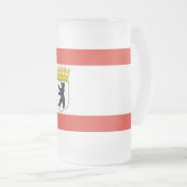 Drapeau de Berlin Gelé Beer Mug (Devant droit)