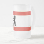Drapeau de Berlin Gelé Beer Mug (Devant droit)