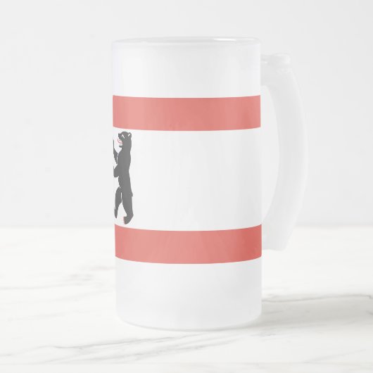 Drapeau de Berlin Gelé Beer Mug (Devant droit)