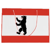 Drapeau de Berlin Grand sac cadeau (Dos)