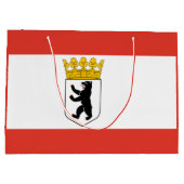 Drapeau de Berlin Grand sac cadeau (Dos)
