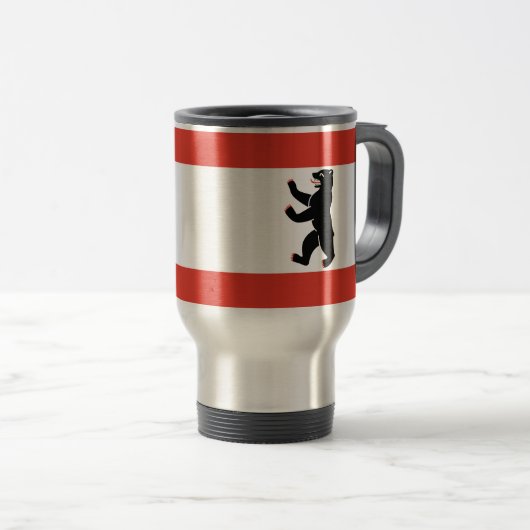 Drapeau de Berlin Travel Mug (Devant droit)