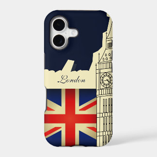 Drapeau de Big Ben Union Jack de ville de Londres