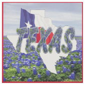 Drapeau de Bluebonnets de Texas et tissu de (Échantillon)