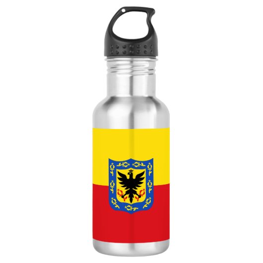 Drapeau de Bogota, Colombie Bouteille d'eau (Devant)