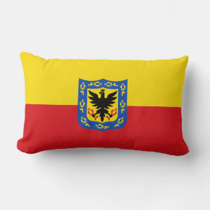 Drapeau de Bogota, Colombie Lumbar Coussin