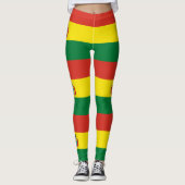 Drapeau de Bolivie patriotique Leggings (Devant)