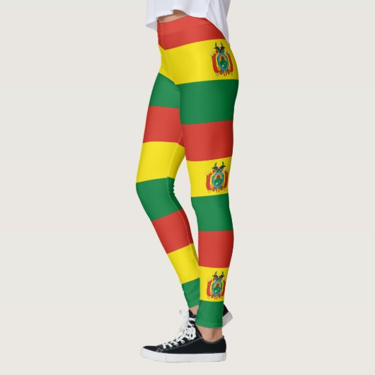 Drapeau de Bolivie patriotique Leggings (Gauche)