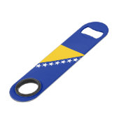 Drapeau de Bosnie-Herzégovine patriotique (Devant angulaire)