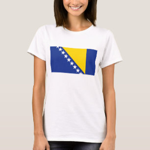 Drapeau de Bosnie-Herzégovine x Carte T-shirt