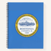 Drapeau de Boston, Carnet du Massachusetts (Devant)