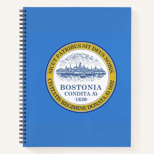 Drapeau de Boston, Carnet du Massachusetts (Devant)