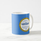 Drapeau de Boston, Massachusetts Coffee Mug (Devant droit)