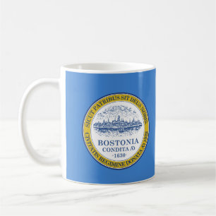 Drapeau de Boston, Massachusetts Coffee Mug
