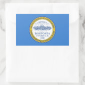 Drapeau de Boston, Sticker rectangulaire du Massac (Sac)