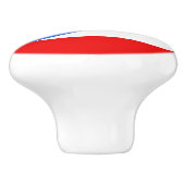 Drapeau de bouton de Porto Rico (Côté)