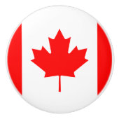 Drapeau de bouton en céramique du Canada (Devant)