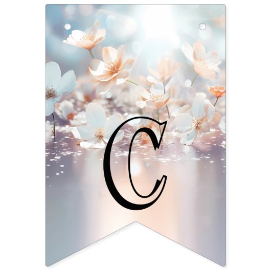 Drapeau de brassage floral blanc (Premier drapeau)