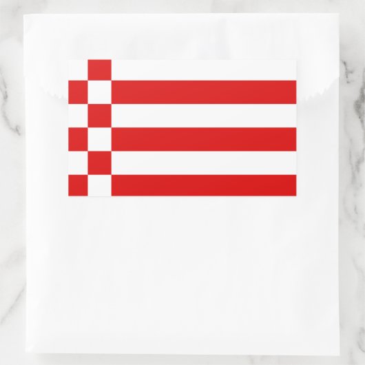Drapeau de Brême Sticker rectangulaire (Sac)