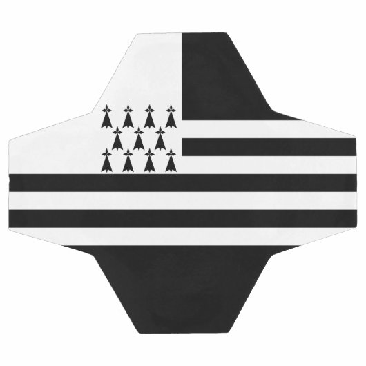 Drapeau de Bretagne patriotique (Plat)