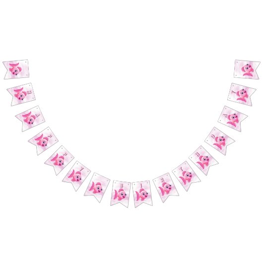 Drapeau de bruissement rose (Tout)