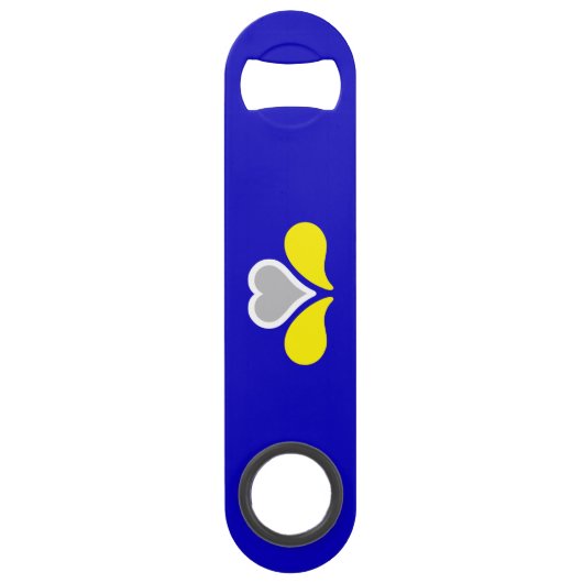 Drapeau de Bruxelles, Belgique Barre Clé (Devant)