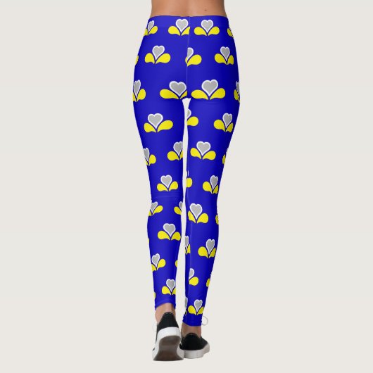 Drapeau de Bruxelles, Belgique Leggings (Dos)