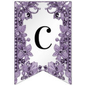 Drapeau de Bunal Floral de Pierre-de-Gand pourpre (Premier drapeau)