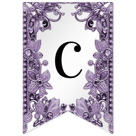 Drapeau de Bunal Floral de Pierre-de-Gand pourpre (Premier drapeau)