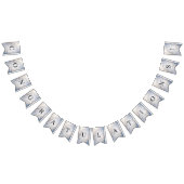 Drapeau de Bunling Floral Blanc (Tout)