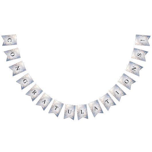 Drapeau de Bunling Floral Blanc (Tout)